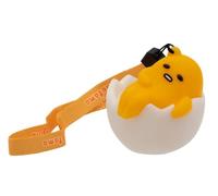 TEKNOFUN - Figurine Lumineuse - Gudetama Coquille - 8 Cm - sans Fil - Facile à Transporter - 2 Modes d'Eclairage - Piles 3xAG13 Non Incluses - Blanc et Jaune - pour Enfants, Collectionneurs - 811286