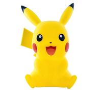 Teknofun Figurine lumineuse Pokémon Pikachu 40 cm – Sans fil, 2 modes, télécommande, jaune