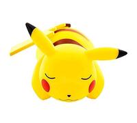Teknofun - Figurine Lumineuse Pokémon - Pikachu Endormi - 15 Cm - Figurine avec lampe LED- Inclus 2 Modes d'Eclairage - Piles 3xAAA Non Incluses - Jaune- À partir de 6 ans - 811360