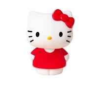 Teknofun Lampe LED Hello Kitty 25 cm – 7 couleurs changeantes, Blanc/Rouge