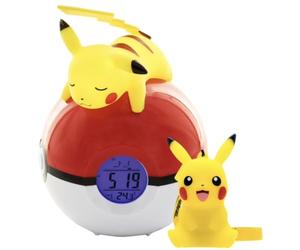 TEKNOFUN Lampe Réveil Pikachu et Figurine Lumineuse