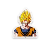 Teknofun - Licence Officiel Dragon Ball Z - Décoration lumineuse style néon GOKU Super Sayan 40 cm - Décoration lumineuse - câble USB (inclus) - Livré avec 2 supports - Dès 14 ans - 811415