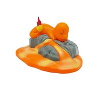 TEKNOFUN - Licence Officiel Pokemon - POKEMON scène lumineuse Salamèche Figurine Lumineuse - USB-C - 811402, Orange-gris