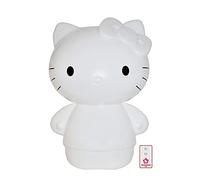TEKNOFUN - License Hello Kitty - Figurine Lumineuse Géante Hello Kitty 80 Cm - Sans Fil - Inclus 3 Modes d'Eclairage - Batterie Li-Ion Rechargeable - Câble + Adaptateur Inclus - Blanc - 811203