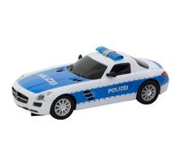 Teknotoys Mercedes-Benz SLS POLICEI Slot-Car 1:43 voiture de circuit modèle s...