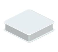 TEKO TEK-MBD.0 Boîtier électronique 103.36 x 103.36 x 27.8 plastique transparent 1 pc(s)