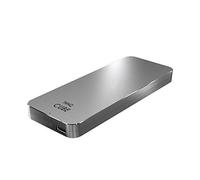 TEKQ Cube Thunderbolt 3 SSD 4 To, boîtier en aluminium, prend en charge USB 4, Thunderbolt 4, alimenté par bus, lecture jusqu'à 2800 Mo/s, écriture jusqu'à 2300 Mo/s