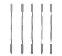Tekrill Lot de 5 outils de sculpture de cire en acier inoxydable à double extrémité pour céramique, argile polymère, résine TS/TNDK-01 (C)