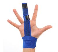 Teksome 2 attelles Doigt en Aluminium pour Le redressement - Attelle Doigt pour phalange - Support Doigt Moyen, Tendon pour immobilisation articulaire