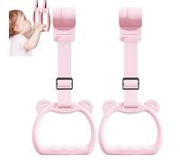 Teksome Anneaux de Traction pour Bébé - 2 Pièces Support De Lit pour Apprendre À Se Lever - Poignée Accessoires Lit Bébé Outil Entraînement pour Aire de Jeu Motricité Pratique Marche