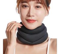 Teksome Attelle de soutien du cou | Appareil avancé de musculation du cou | Stabilisateur de cou réglable, support de cou doux pour femmes, hommes, travail