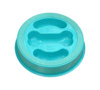 Teksome Bol de Chien d'alimentation Lente, Bol de mangeoire Lent Chien | Ficheurs lents pour Chiens | Forme osseuse Stimulation mentale antichocarante à épreuves interactives élevées Stimulation