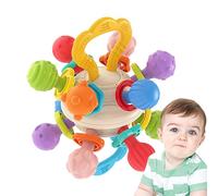 Teksome Boule de dentition, jouet de dentition pour bébés - Jouets à mâcher Jouets de dentition Bébés Fille Anneau de dentition - Jouets de dentition pour bébés, balle pour bébés pour baptême ou