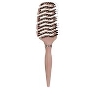 Teksome Brosse à cheveux en poils de sanglier,large brosse en poils de sanglier | Brosse de coiffure à queue pointue de précision,Brosses à cheveux avec poils doux et flexibles pour un style maison de