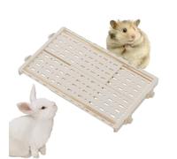 Teksome Cachette pour hamster - Décoration de maison de lapin rétractable, accessoires pour animaux domestiques élargis pour jouer au repos debout allongé, écureuils, furets, gerbilles pour la maison