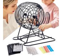 Teksome Cage à Boules de Bingo, Cage de Bingo géante | Cage de Machine de Jeu de Bingo,Outil de Divertissement en Fil soudé pour événements, célébrations et Autres activités