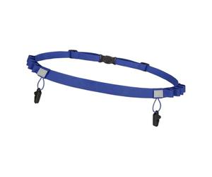 Teksome Ceinture de course à bretelles | Ceinture de course à pied | Ceinture élastique pour le sport, le fitness, l'équitation, la randonnée, le cyclisme, les contre-la-montre en plein air, bleu
