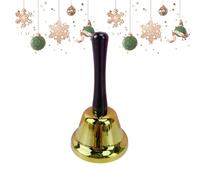 Teksome Cloche portative | Cloche Qui Sonne - Cloches à Main en métal Super puissantes, élégantes, Cloche de Service, Cloche de Bureau pour dîner, Porter, Cuisine, Restaurant, événements Sportifs