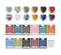 Teksome Coffret de Découverte des Roches pour Les - Accessoire de Souvenir en et Pierre Naturelle - Set Découverte de Pierres Précieuses | pour Enfant Fille Garçon Famille Anniversaire Fête Maison