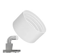 Teksome Connecteur de Conduit d'Évacuation de Sèche-Linge,Adaptateur de Ventilation pour Sécheuse - Accessoire de Fixation Sûre pour Tuyau de 10 cm Destiné Propriétaires Locataires et Étudiants en