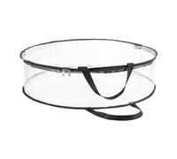 Teksome Conteneur de couronne de guirlande - Sac de rangement pour guirlande de Noël, couronne ronde avec fermeture éclair pour décorations d'Halloween