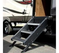 Teksome Couvre-Marches pour Camping-Car - 3 Pièces Tapis pour Marches Extérieur,Accessoire Antidérapant et Résistant aux Intempéries pour Remorques Meubles d'hiver Voyage Intérieur Extérieur