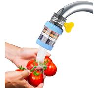 Teksome Filtre à Eau du Robinet,Filtres à Eau Chaude et Froide pour Une Eau Potable Saine - Accessoires de Filtration d'eau pour Salle de Bain, Toilettes, Cuisine, Salon de thé, buanderie