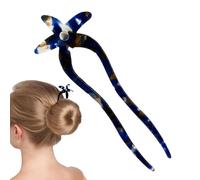 Teksome Fourche à épingle à cheveux pour femmes, épingle à cheveux pour, Vintage Starfish Fork Femmes Buns Epin à cheveux, Mère petite amie épouse Elegant Headwear Clip Clip pour pour la fête des