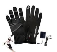 Teksome Gants électriques d'hiver, Gants à Chauffage Rapide USB Mitaines Multi-usages, Vêtements spécifiques au Sport, Gants antidérapants pour la Marche, la pêche, l'équitation, la Conduite, Le