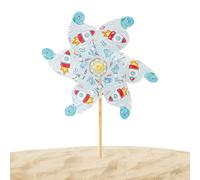 Teksome Girouette Manuelle Enfant - Activité Créative,Girouette Décorative Extérieur Artisanale | Kit de Montage Créatif avec Couleurs, Activité Manuelle, Décoration pour Jardin et Plage