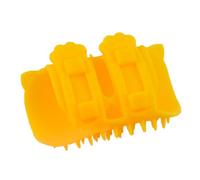 Teksome Griffoir d'angle mural pour chat, brosse de massage d'angle pour chat,Brosse de massage murale de toilettage - Grattoirs flexibles sûrs de visage de chat de courroie de silicone pour