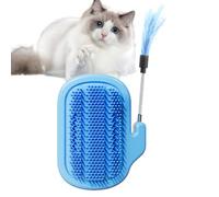 Teksome Griffoir Mural d'Angle pour Chat - Grattoirs À Visage Pour Chat,Peigne Brosse et Fournitures de Toilettage protégeant les Meubles pour Chaton d'intérieur à la Maison