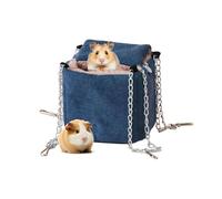 Teksome Hamac pour Petits Animaux, hamac Sugar Glider | Lit pour Furet, nid d'écureuil, hamac - Balançoire Chaude pour Hamster, lit Chinchilla, hamac Chinchilla, lit Sugar Glider pour Hamster,