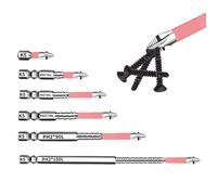 Teksome Jeu de Forets pour Tournevis,Outil de Maintenance Portable - Accessoires Magnétiques Multifonctions Haute Performance Pour Travaux De Construction Bricolage Précision Détachage Perçage Serrage