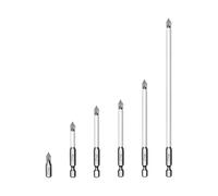 Teksome Jeu De Mèches Magnétiques Pour Visseuse À Haute Puissance Magnétique | Ensemble de 6 Embouts pour Tournevis Électrique | Kit Polyvalent Compact De Mèches Pour Entretien Automobile,