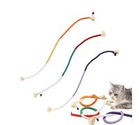 Teksome Jouet interactif à mâcher en corde pour chat - Jouet interactif à mâcher pour chatons, petits et moyens animaux