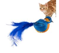 Teksome Jouets Oiseaux pour Chats | Ailes Battantes Simulées - Jouet Oiseau Chat Réaliste - Intérieur Extérieur Exercice Soulagement Ennui Anniversaire Noël Pâques Maison