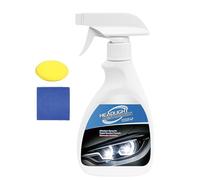 Teksome Kit de Restauration de Phares | Kit de Réparation d'Optiques,Spray Redynamisant avec Éponge Et Microfibre pour Conduite De Nuit Entretien Voiture Détail Automobile,pour Entretien Détail