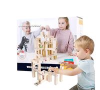 Teksome Labyrinthe de Billes en Bois | Jeu de Construction et Puzzle avec 60 Perles,Jouet en Bois avec 60 Perles - pour et Adolescents Garçons et Filles pour l'Apprentissage STEM et comme Cadeaux de