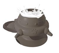 Teksome Lait d'allaitement - Poste d'allaitement en Silicone pour Nourrir Plusieurs Chiots | Bols d'allaitement en Silicone avec Ventouse et 4 tétines pour Lapins et Chatons