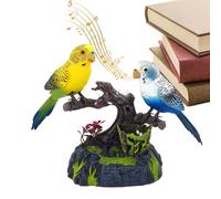 Teksome Le Perroquet Qui Parle répète ce Que Vous Dites,Perroquets de Simulation de Voix de contrôle à Piles électriques Mignons - Sparrow Bird répète ce Que Vous Dites, Jouet électrique à Induction
