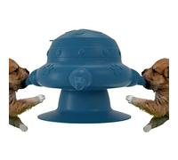 Teksome Mangeoire à Lait pour Chiots,Mangeoires en Silicone pour Chiots | Bols d'allaitement en Silicone avec Ventouse et 4 tétines pour Lapins et Chatons