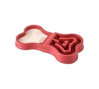 Teksome Mangeoire pour chien - Puzzle portable doux et lavable au lave-vaisselle, bol pour manger lentement, pour animal de compagnie, chiot, maison, voyage, intérieur et extérieur