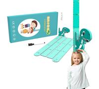 Teksome Mètre De Mesure Mural Pour | Règle Mural 180 cm avec Marqueurs Évolutifs,Toile Aimant Amovible pour Chambre d’Enfant, Salle de Jeux et École Fille