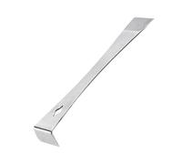 Teksome Petit pied-de-biche - Grattoir robuste en acier inoxydable - Outil de retrait pratique de cale de coupe - Avec extracteur de clous intégré - Barre plate