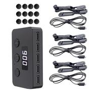 Teksome Phone Tapper | Clicker d'écran Rechargeable - Dispositif de taraudage continu à Vitesses réglables pour Tester des Applications, des tablettes, des Jeux sur Ordinateur, des réseaux Sociaux