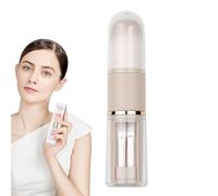 Teksome Pinceau rétractable pour fond de teint, fard à paupières - 5 en 1 - Pinceau de maquillage portable pour poudre de voyage, anti-cernes, fard à paupières pour les maquillages du visage