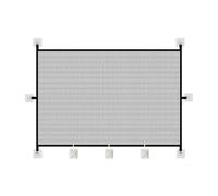 Teksome Porte pour Chat,Barrière Sécurisée Anti-Fugue Escalier - Sécurité Filet Pliable Clôture Animaux Enfant Sécurisé pour Chaton Lapin Cuisine Salon Couloir Porche