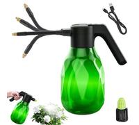 Teksome Pulvérisateur Bouteille Jardin - Outil de Nettoyage Rechargeable 2L | Bouteille de Pulvérisation Électrique Portable,pour Jardinage Pelouse Cour Gazon Nettoyage Voiture Fleurs Légumes