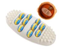 Teksome Rouleau de pied - Outil de réflexologie pour soulager le stress, massage des pieds sous le bureau | pour père, mère, personnes âgées, femmes, hommes, familles, amis